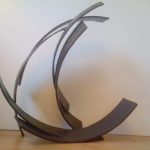 Cerf-volant-55x55x30-bronze