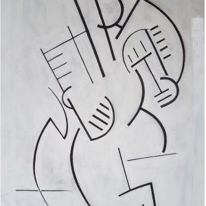 RAY-HORIZON-Acrylique sur toile-80x60 cm-1000 €