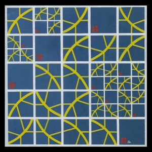 Vol de nuit. 80x80cm Vol de nuit, 80x80 cm