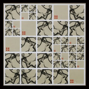 Confinement. huile sur toile-80X80 Confinement, huile sur toile 80x80 cm