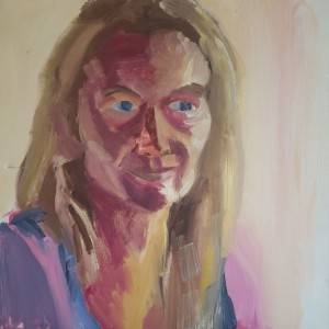 Delphine 70x70 Huile 2016