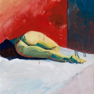 Femme qui dort 50x50 Huile 2014