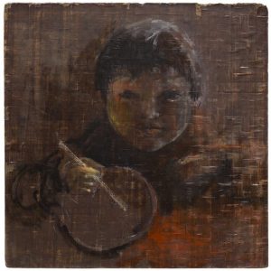 Les Raviolis - 90x90 cm - huile sur planche de récupération - 2016