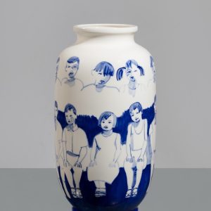 La classe-40 cm - peinture sur porcelaine - 2021