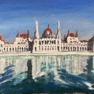 Budapest 2025 - Huile sur toile 65x54cm