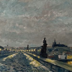 Paris 80/90 - Huile sur carton