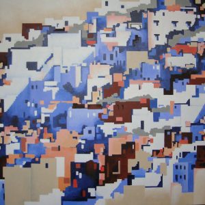 Medina 2 - Acrylique sur toile -73x92 cm