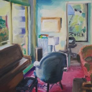 Mouchez - Huile sur toile - 65x50 cm