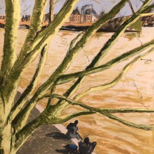 Quais de Seine - Pastel - 40x30 cm