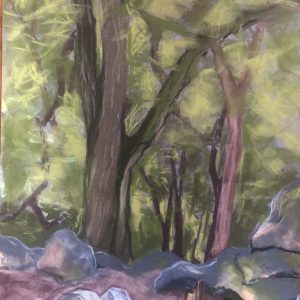 Rocher St Germain - Pastel - 40x30 cm