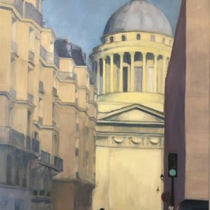 Rue d'Ulm - Huile - 100x65x2 cm